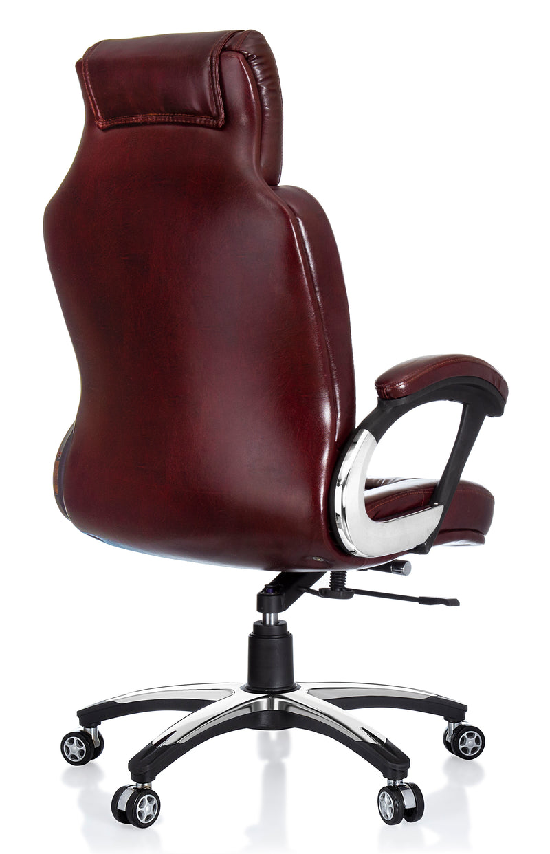 ASTRIDE Hynix High Back Office Chair in Brown