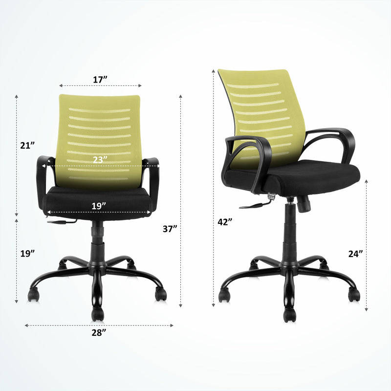 ASTRIDE Ace Mid Back Office Chair/Study Chair [Metal Base]