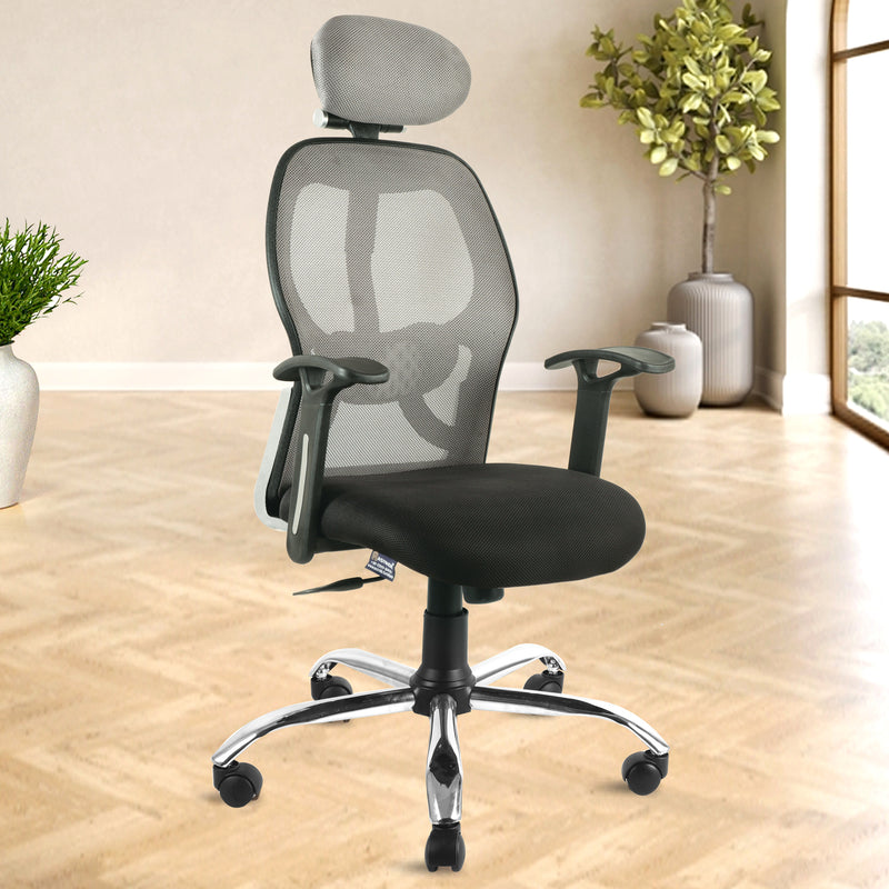 ASTRIDE Fitwell High Back Ergonomic Office Chair for Work from Home/Study with 2D Lumbar Support