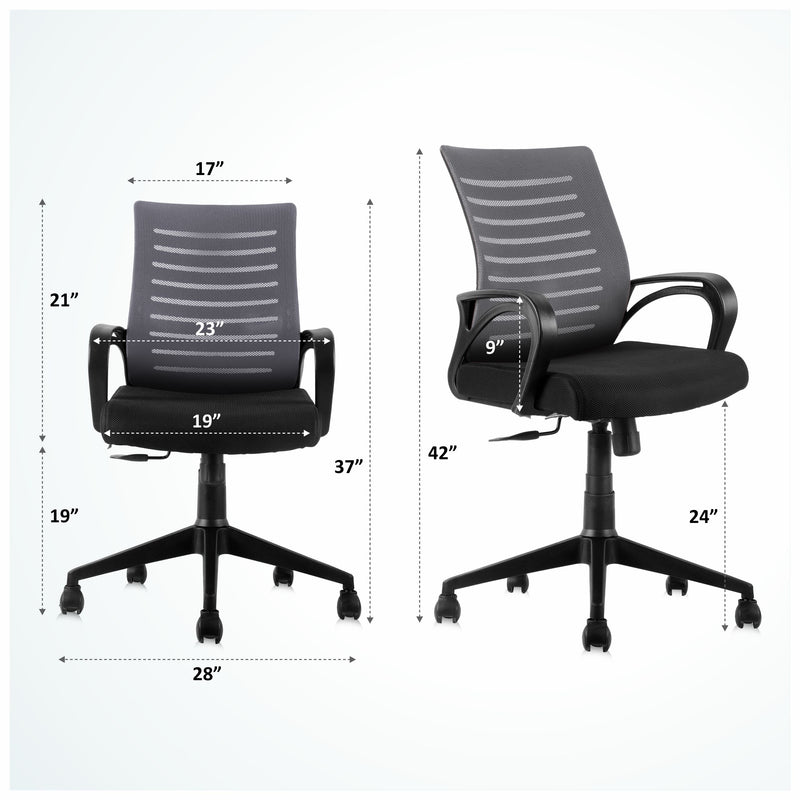 ASTRIDE® Ace Mid Back Office Chair/Study Chair [Air Base]